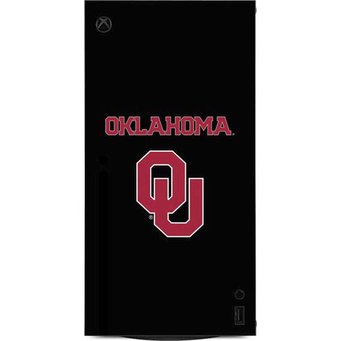 University of Oklahoma Only One Sooners XBox Series X Digital Edition Console Skin